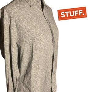 Joseph Abboud Black and Gray Patterned Shirt (item#10179)